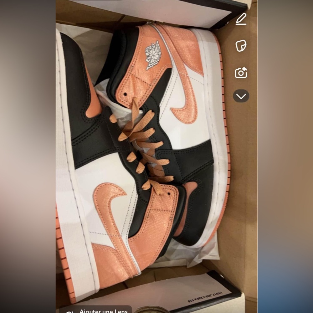 Jordan 1 mid light madder root